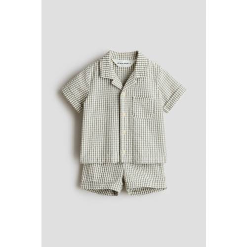 2-PIECE COTTON SEERSUCKER SET