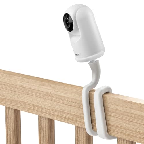 Koroao Flexible Twist Baby Monitor Mount for VTech Advanced HQ Max Baby Monitor Camera (White)