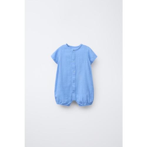 TEXTURED ROMPER - Bluish | ZARA United States
