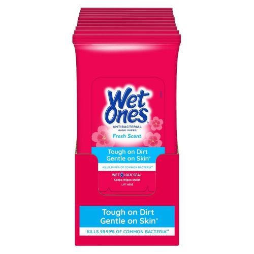 Wet Ones Antibacterial Hand Wipes - Fresh Scent - 20ct/10pk