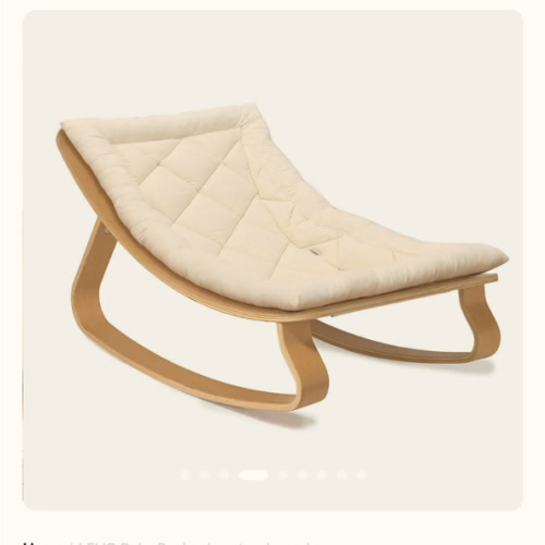 LEVO Baby Rocker in natural wood – Charlie Crane Paris