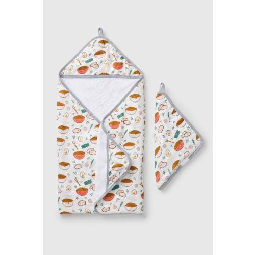 Hooded Towel Set - Ramen