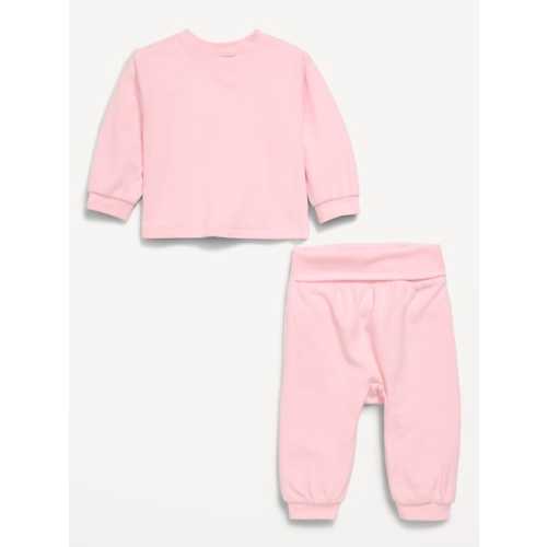 Cozy-Knit Long-Sleeve Top and Leggings Set for Baby