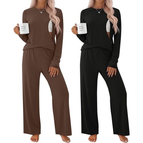 2 Pack Maternity Nursing Pajamas Set