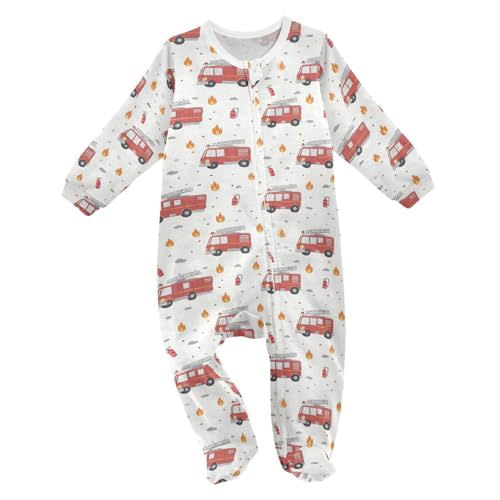 Dussdil Baby One-Piece Footies Newborn Rompers Pajamas Cotton Footed Pjs for Sleep Play Boys Girls