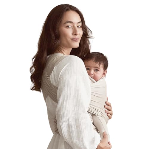 Solly Baby Wrap, Buttery-Soft Baby Carrier Newborn to Toddler 8-25 Lbs., Lightweight & Hands-Free Infant Sling Wrap, Breathable Summer Carrier, Baby Wearing & Postpartum Essential, New Mom Gift, Spelt