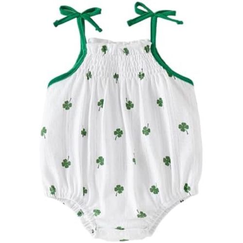 Baby Girl Bodysuit Cotton Spaghetti Strap Sleeveless Onsies Summer Infant Camisole Romper 0-24 Months