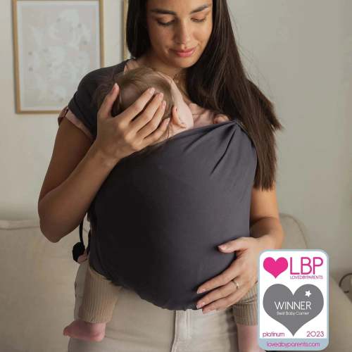 Boba Bliss Baby Wrap Carrier in Charcoal – Boba Inc.