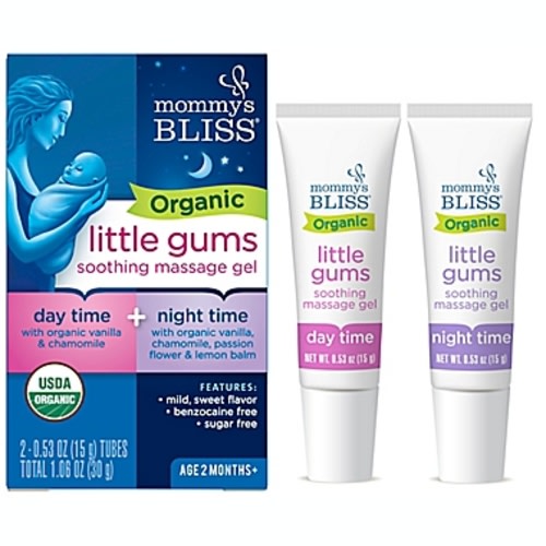 Mommy's Bliss® 2-Count Daytime and Nighttime Organic Little Gums Soothing Massage Gel