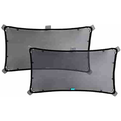 Munchkin Brica Magnetic Stretch to Fit Sun Shade, Black, 2 Pack