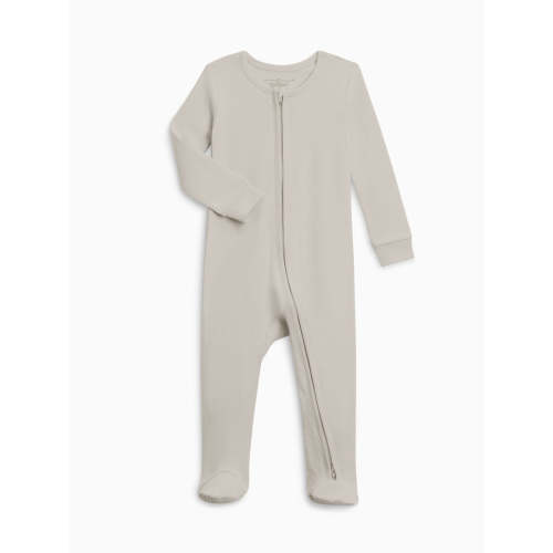 Colored Organics Peyton Zipper Sleeper Stone