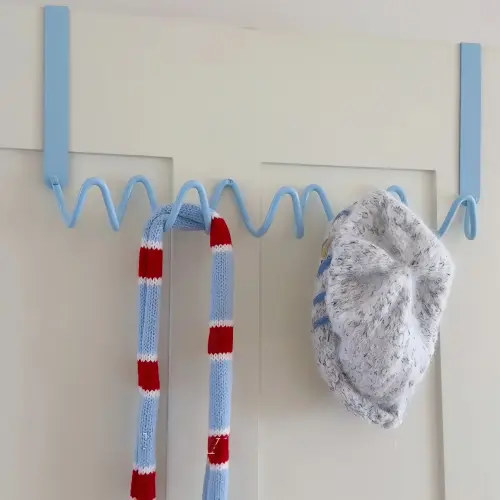 Wave Wall Door Hook Blue