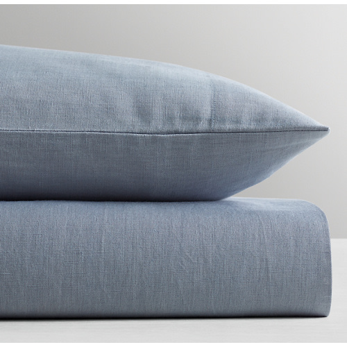 Washed Linen-Cotton Crib Fitted Sheet | RH Baby & Child