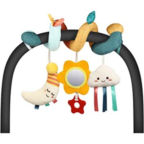 Car Seat Toys Infant Toys 0-3 Months Newborn Toys Stroller Toys Baby Toys 0-3 Months, Baby Toys 0-6 Months for Crib Mobile Bassinet with Rattles Jingle Mirror Teether for 0 3 6 9 12 Boys Girls Babies