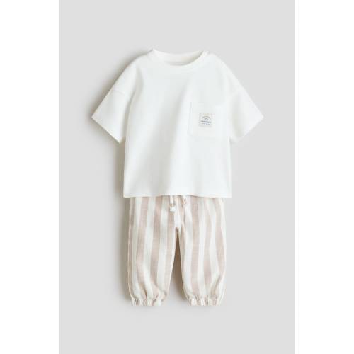 2-PIECE LINEN-BLEND SET