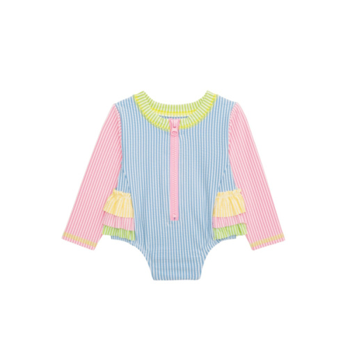 Seersucker Baby Rash Guard