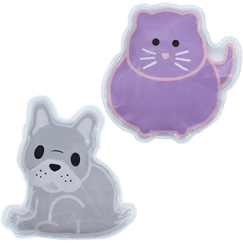 melii Gel Ice Packs for Toddlers & Kids, 2 Pack, Keep Lunches and Snacks Cool, Soothe Boo-Boos, Reusable