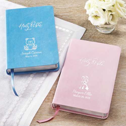 Personalized Create Your Own Children's Bible - Religious Gift - KJV Bible - Keepsake For Baby - Children's Bible - Choose Pink or Blue