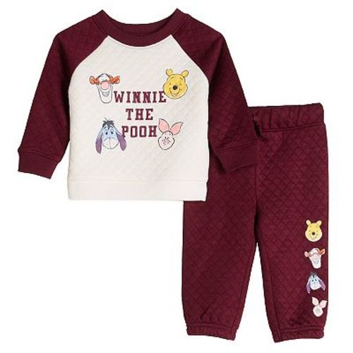 Baby Jumping Beans® Disney's Winnie the Pooh Characters Quilted Sweatshirt & Jogger Set