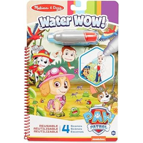Melissa & Doug PAW Patrol Water Wow! Skye Water Reveal Travel Book Activity Pad | 3+ | Gift for Boy or Girl