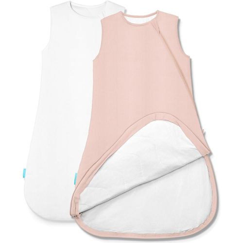 Supersoft Sleep Sack 1.0 TOG, Premium Bamboo Viscose Baby Sleeping Bag 2-Way Zipper Sleepsacks Baby Wearable Blanket