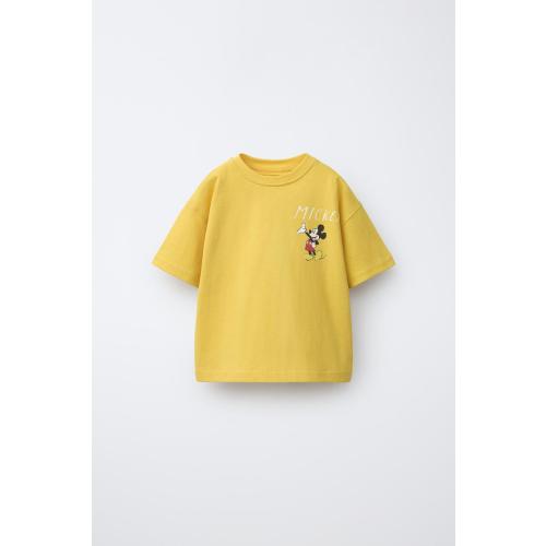 MICKEY MOUSE © DISNEY T-SHIRT - Yellow | ZARA United States