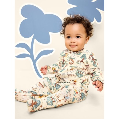 Old Navy x Disney Winnie the Pooh 2-Way-Zip Sleep & Play Footed One-Piece for Baby