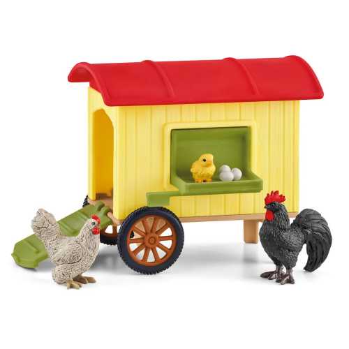 Mobile Chicken Coop 42572 FARM WORLD | schleich