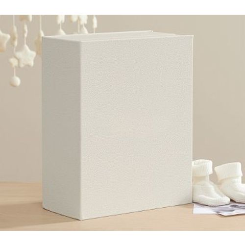 PBK x Savor Baby Vault Shagreen Keepsake Box, Ivory