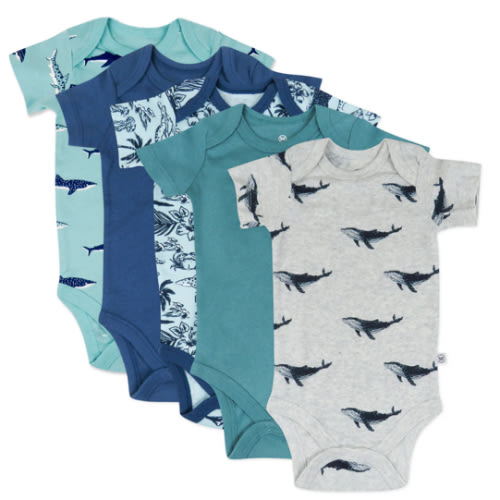 5-Pack Organic Cotton Short Sleeve Bodysuits | Honest Baby Clothing