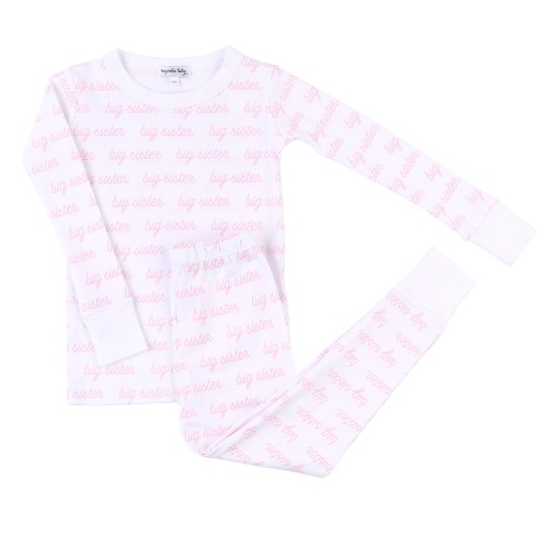 Big Sister Printed Long Sleeve Pajamas