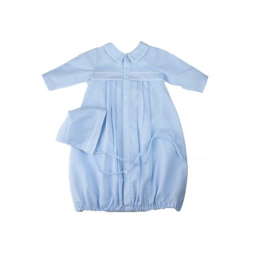 Boys Dot Embroidered "Take Me Home" Gown and Hat – Posh Tots Children's Boutique