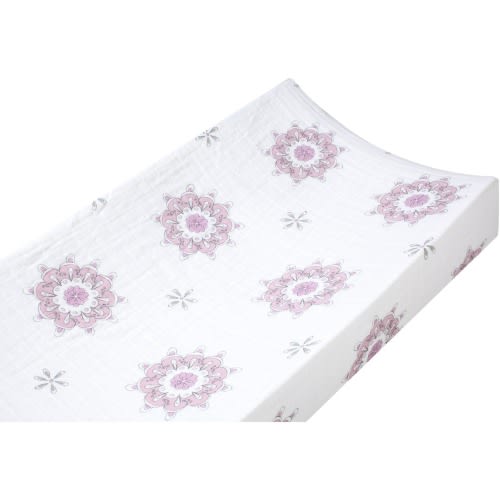 Aden + Anais Essentials Cotton Muslin Changing Pad Cover - For The Birds--Discontinued.