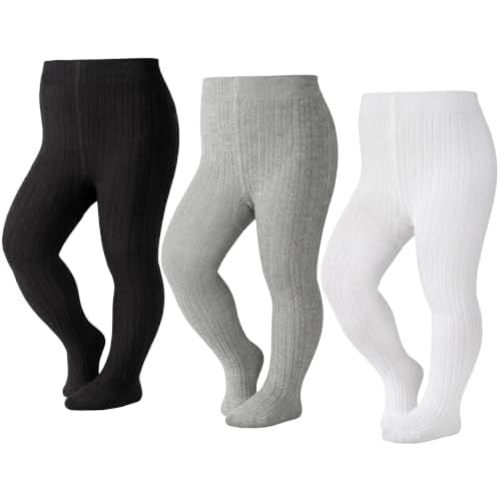 HONGTEYA Baby Girls Tights Leggings Toddler Stockings Soft Cotton Pantyhose