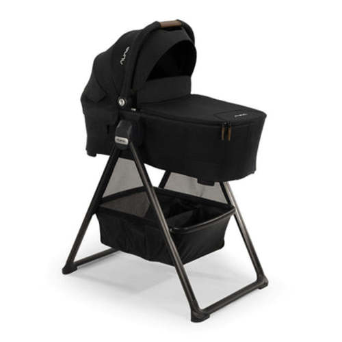 SWIV & TRIV Series Bassinet + Stand - Caviar