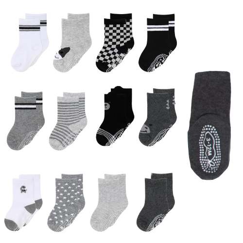 Baby Boys 12pk Organic Cotton Socks, Boy Buddies