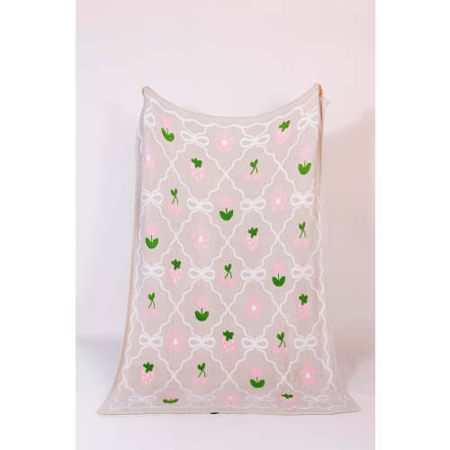 Bow Spring Icon Blanket 60*80