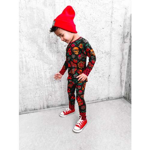 Bamboo Two Piece Set in Inkworks