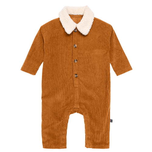 Modern Moments by Gerber Baby Boy Corduroy Romper, Sizes 0/3 Months - 24 Months