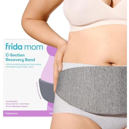 Frida Mom C-Section Hot & Cold Therapy Belly Binder, Recovery Band