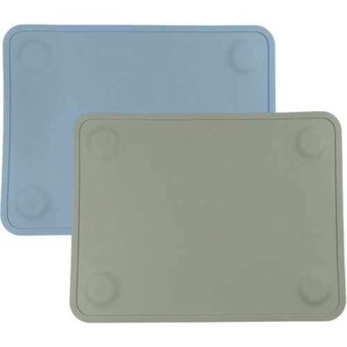 WeeSprout Silicone Suction Placemats for Babies, Toddlers & Kids - Large, 2 Pack