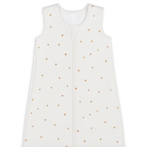 Sleep Bag Sleeveless 1.5 TOG Cotton Buff Twinkle Embroidery – Love to Dream US