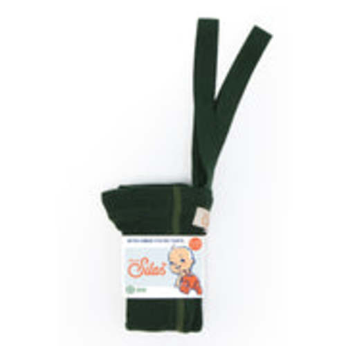 Silly Silas I Footed tights with braces I Dark Forest Green