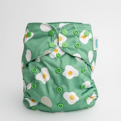 Over Easy by Kyra Keenan - Essential Pocket Diaper - Food - One Size