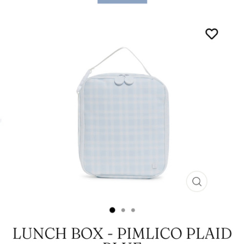 Lunch Box - Pimlico Plaid Blue