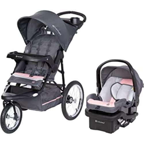 Baby Trend Expedition® Jogger Travel System with EZ-Lift™ Infant Car Seat, Dash Pink