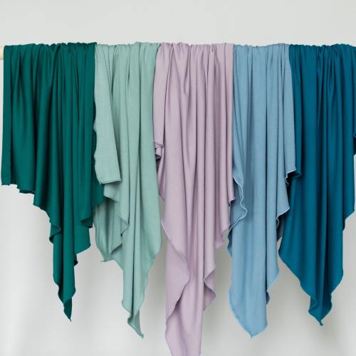 Bamboo Swaddle Hospital Baby Blanket Stretchy Coming Home Take Home Blanket Set Emerald Sage Lavender Dusty Blue Turquoise