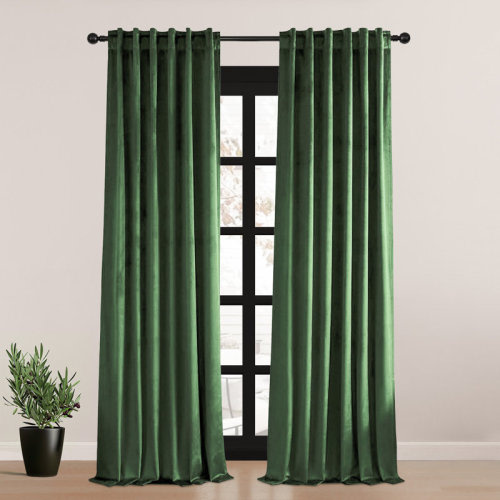 Mercer41 Aikens Blackout Rod Pocket and Back Tab Curtain Panel (Set of 2) & Reviews | Wayfair