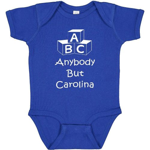 ABC Anybody But Carolina Funny anti-UNC Baby Bodysuit