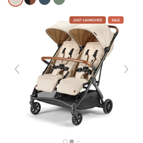 Bēbee Twin Lightweight Double Stroller – Bombi Gear